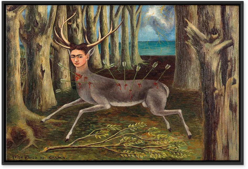 Paveikslas Frida Kahlo - Sužeistas elnias