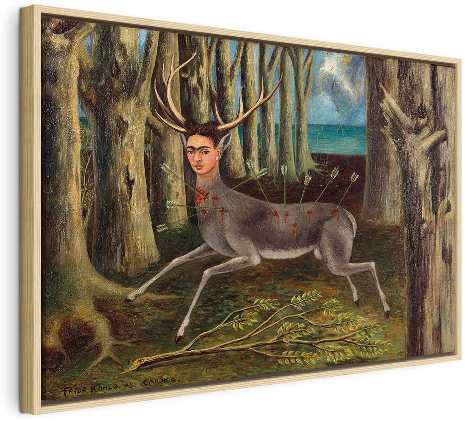Paveikslas Frida Kahlo - Sužeistas elnias