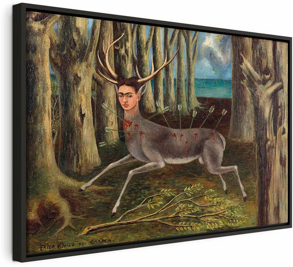 Paveikslas Frida Kahlo - Sužeistas elnias