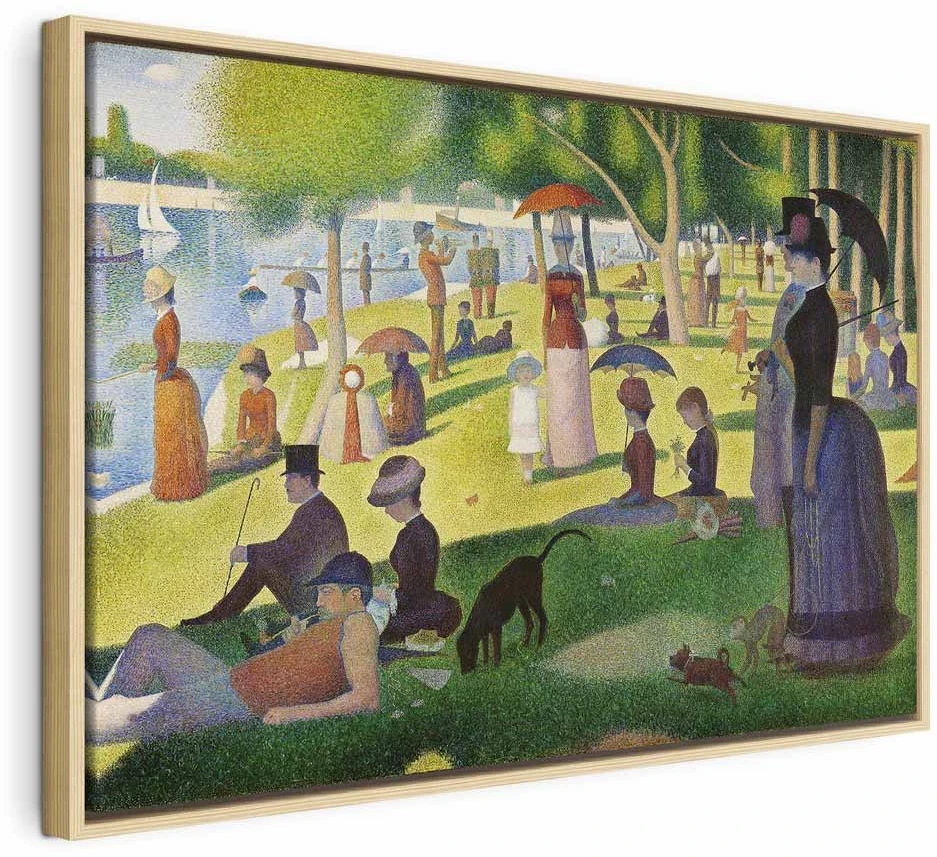 Paveikslas Georges Seurat – Sekmadienio popietė La Grande Jatte saloje