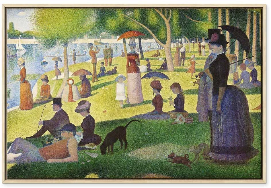Paveikslas Georges Seurat – Sekmadienio popietė La Grande Jatte saloje
