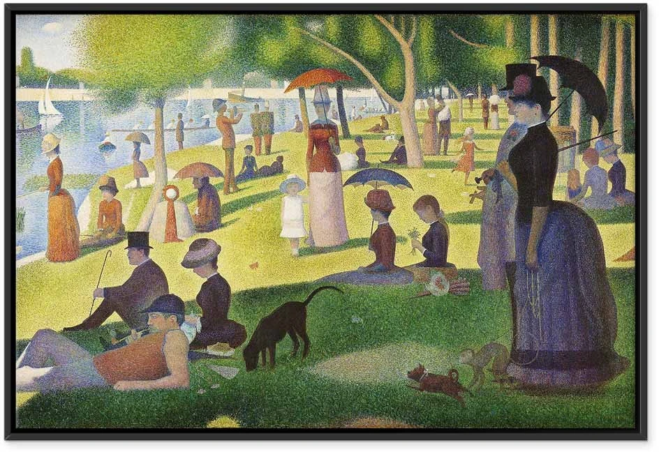 Paveikslas Georges Seurat – Sekmadienio popietė La Grande Jatte saloje