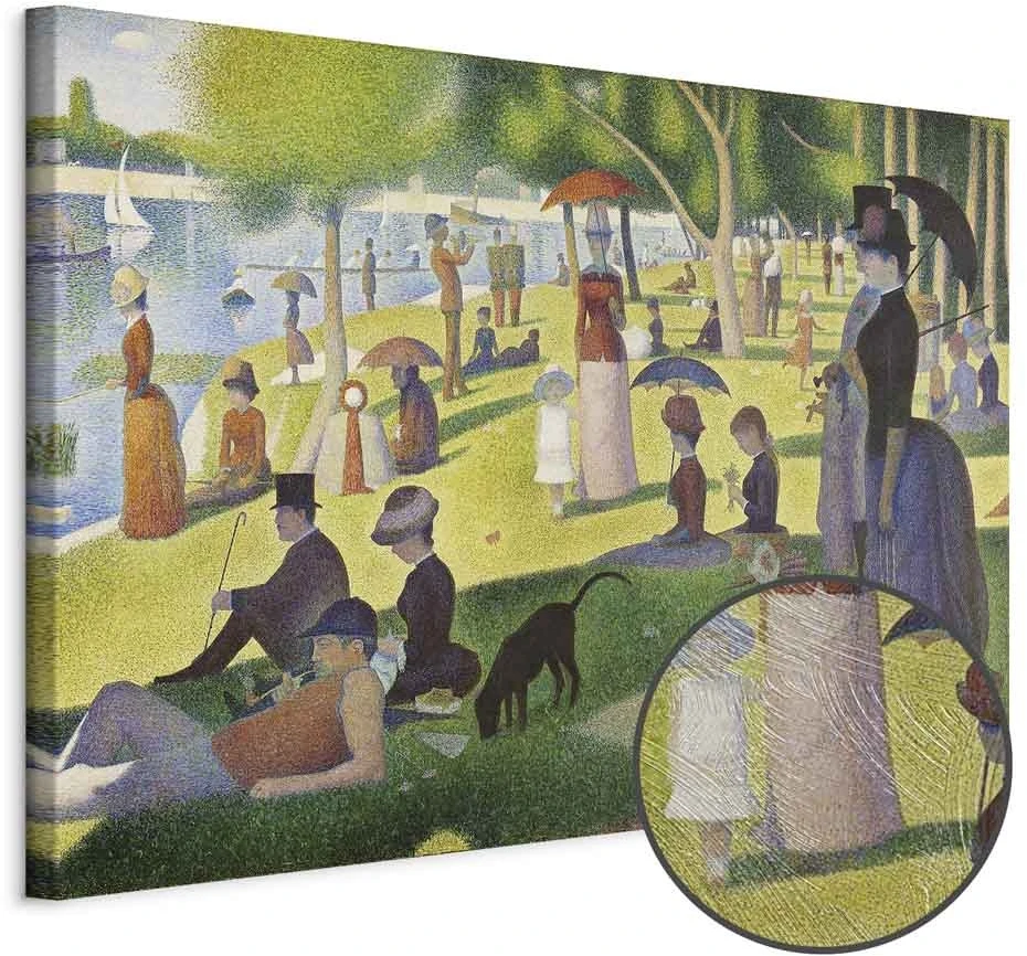 Paveikslas Georges Seurat – Sekmadienio popietė La Grande Jatte saloje