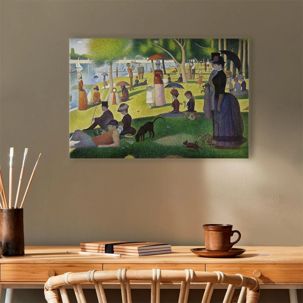 Paveikslas Georges Seurat – Sekmadienio popietė La Grande Jatte saloje