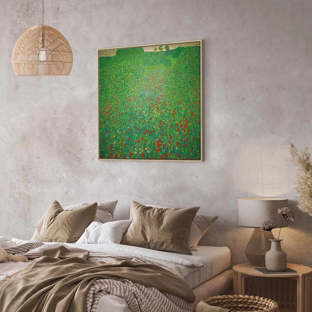Paveikslas Gustav Klimt - Aguonų laukas