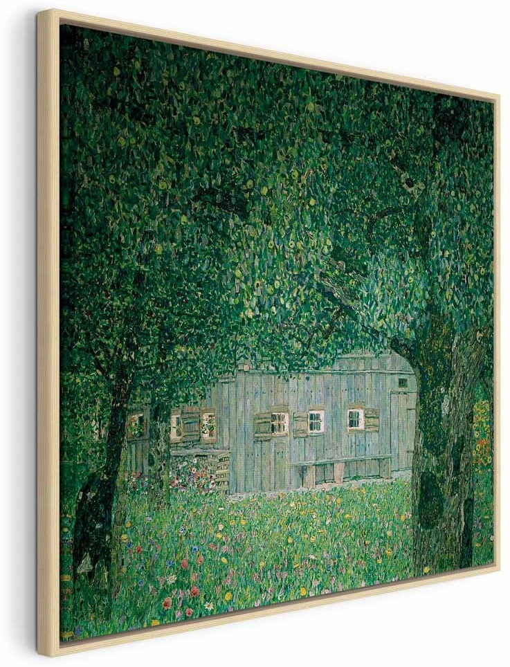 Paveikslas Gustav Klimt - Aukštutinės Austrijos valstiečio namas