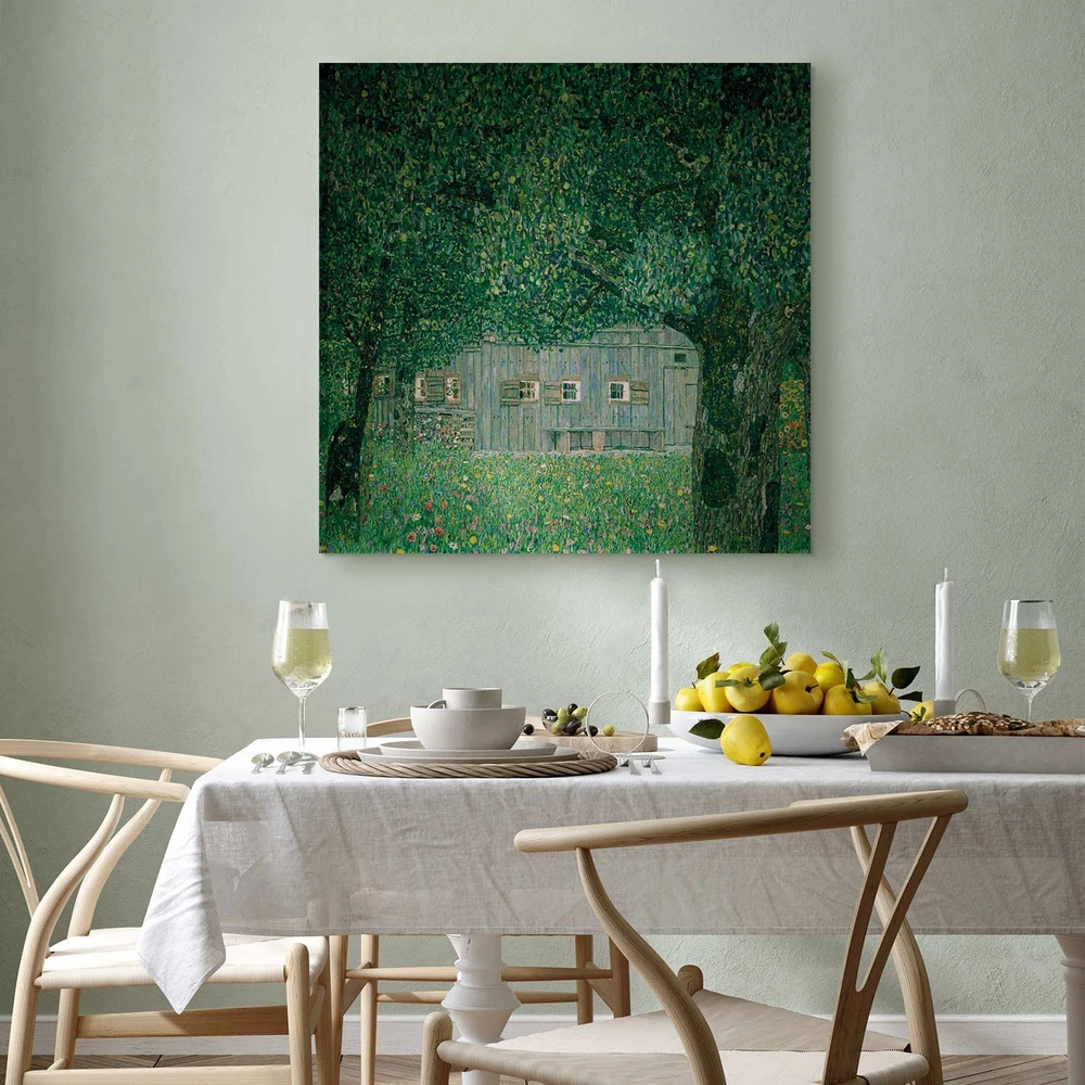 Paveikslas Gustav Klimt - Aukštutinės Austrijos valstiečio namas