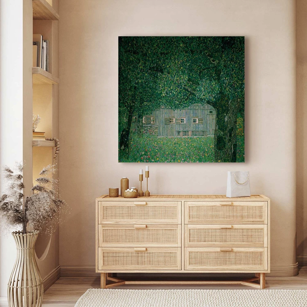 Paveikslas Gustav Klimt - Aukštutinės Austrijos valstiečio namas