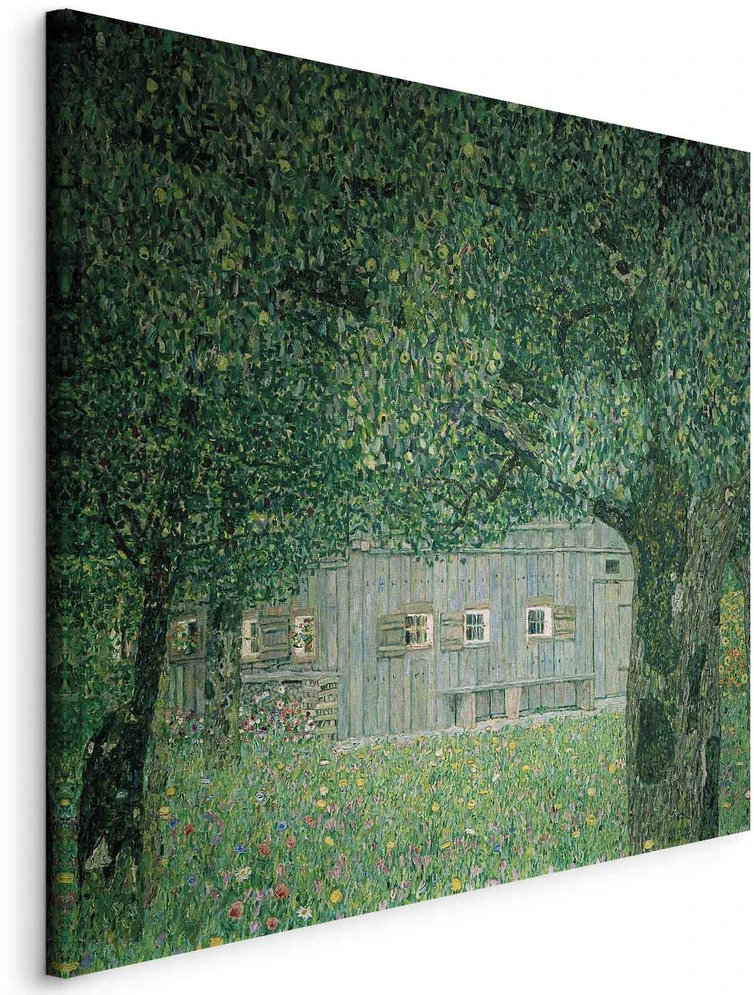 Paveikslas Gustav Klimt - Aukštutinės Austrijos valstiečio namas