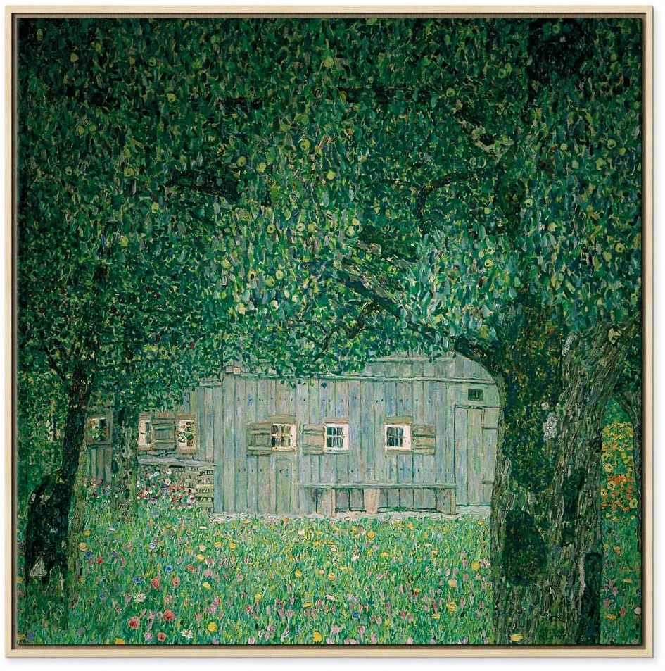 Paveikslas Gustav Klimt - Aukštutinės Austrijos valstiečio namas