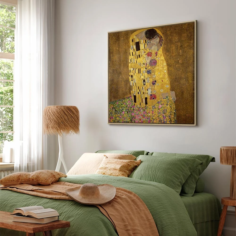 Paveikslas Gustav Klimt - Bučinys