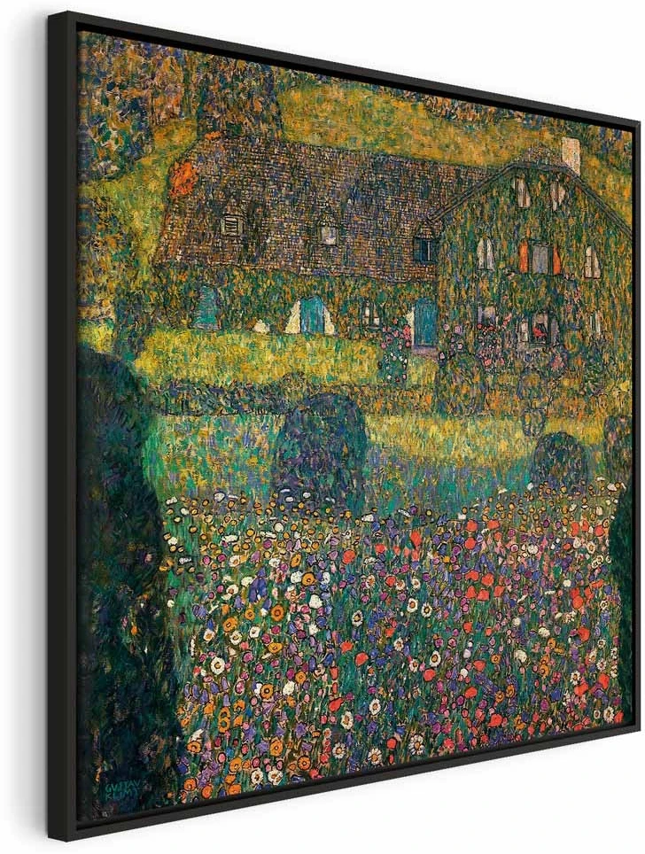 Paveikslas Gustav Klimt - Kaimo namas prie Aterzė ežero