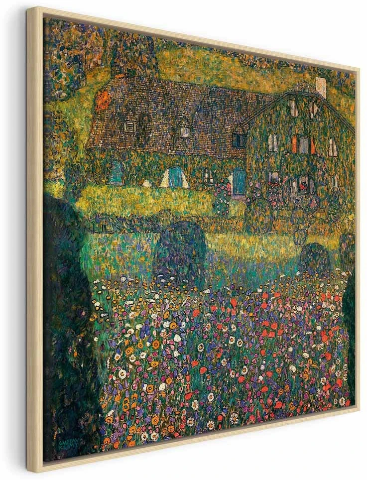 Paveikslas Gustav Klimt - Kaimo namas prie Aterzė ežero