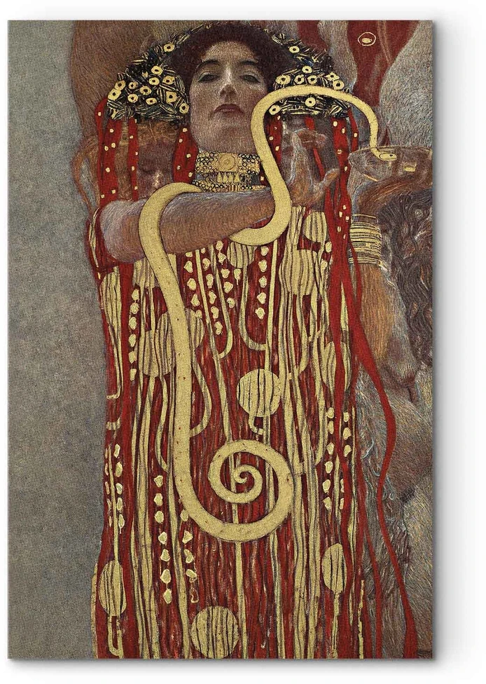 Paveikslas Gustav Klimt - Medicina (Higėja)