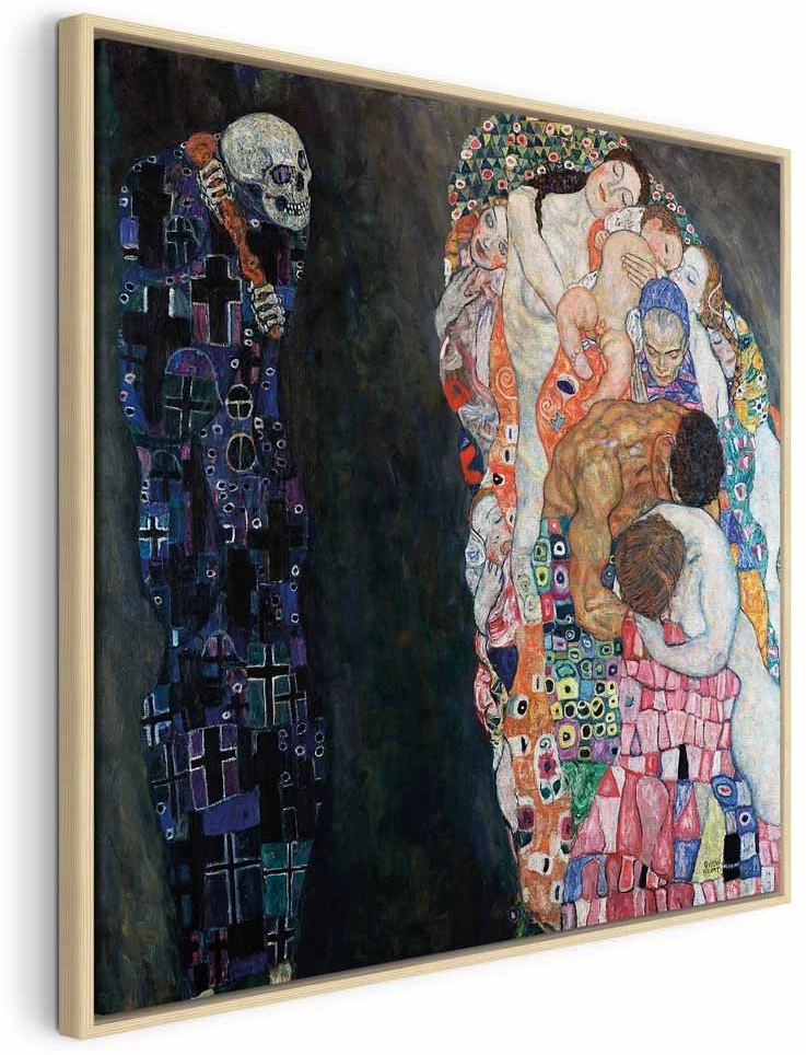 Paveikslas Gustav Klimt - Mirtis ir gyvenimas