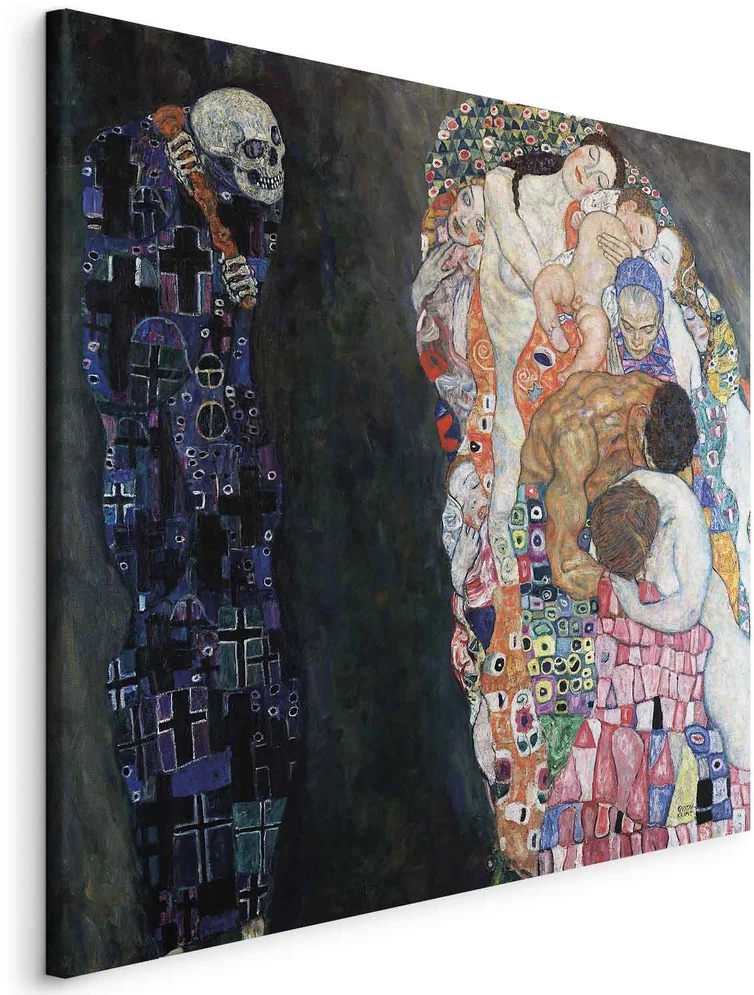 Paveikslas Gustav Klimt - Mirtis ir gyvenimas