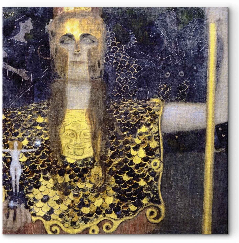 Paveikslas Gustav Klimt - Paladė Atėnė