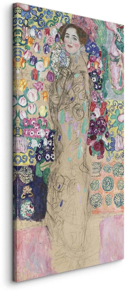 Paveikslas Gustav Klimt - Pomirtinis Rios Munk portretas III