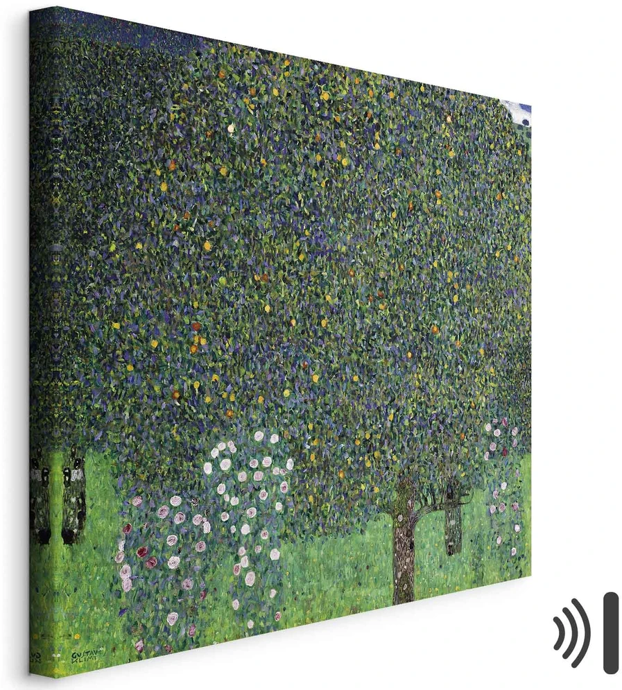 Paveikslas Gustav Klimt - Rožės tarp medžių