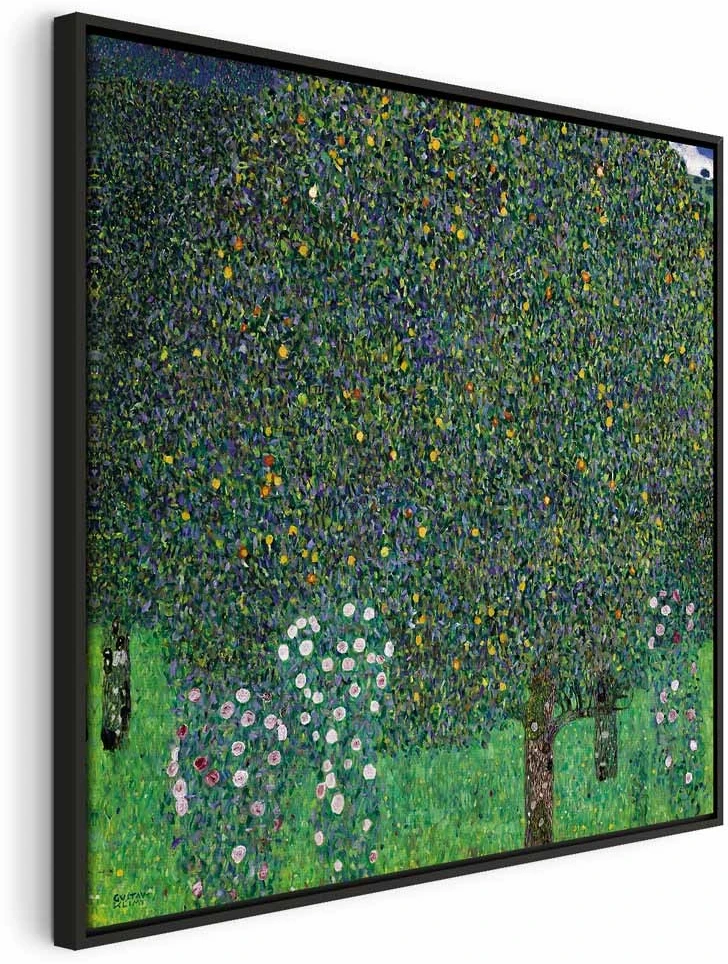Paveikslas Gustav Klimt - Rožės tarp medžių