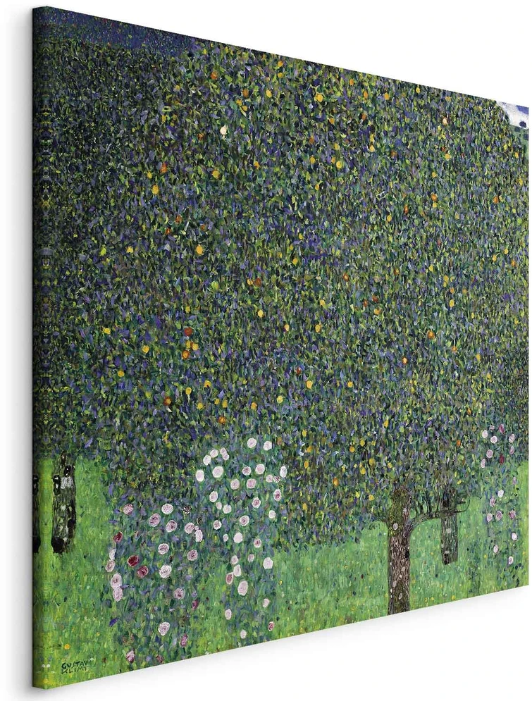 Paveikslas Gustav Klimt - Rožės tarp medžių