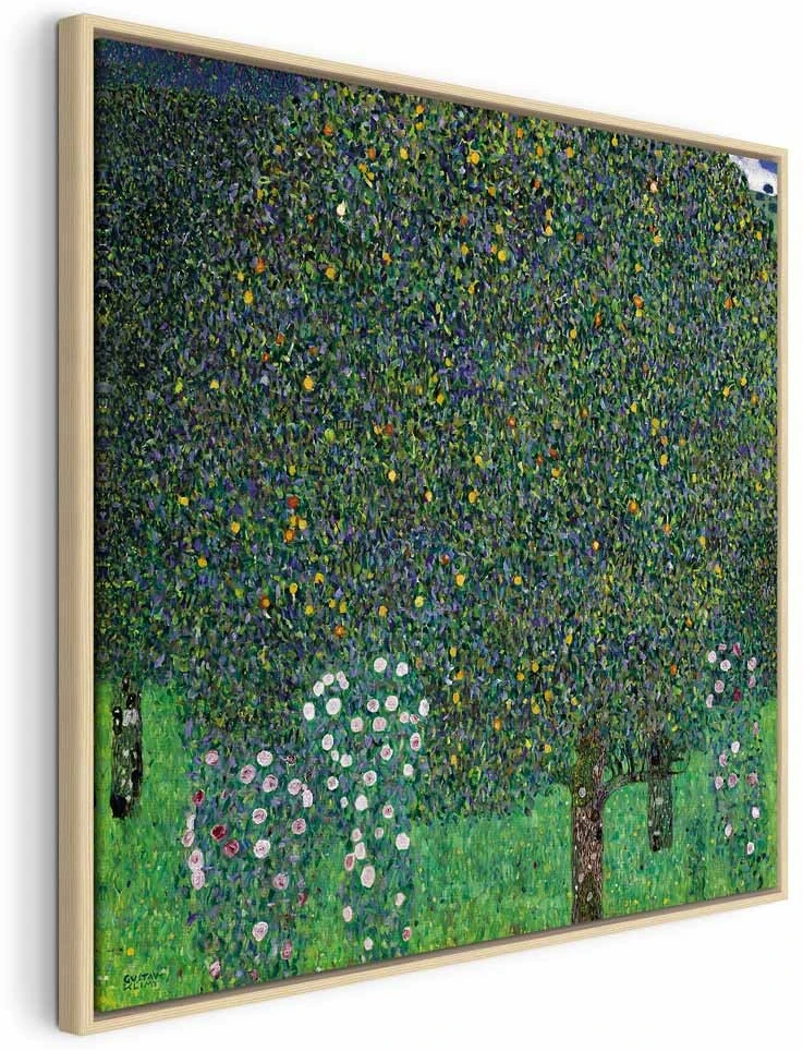Paveikslas Gustav Klimt - Rožės tarp medžių