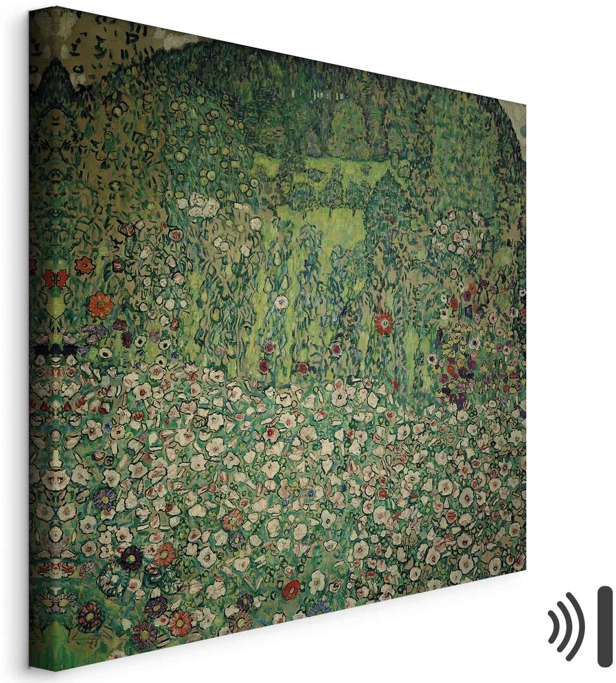 Paveikslas Gustav Klimt - Sodo peizažas su kalvos viršūne