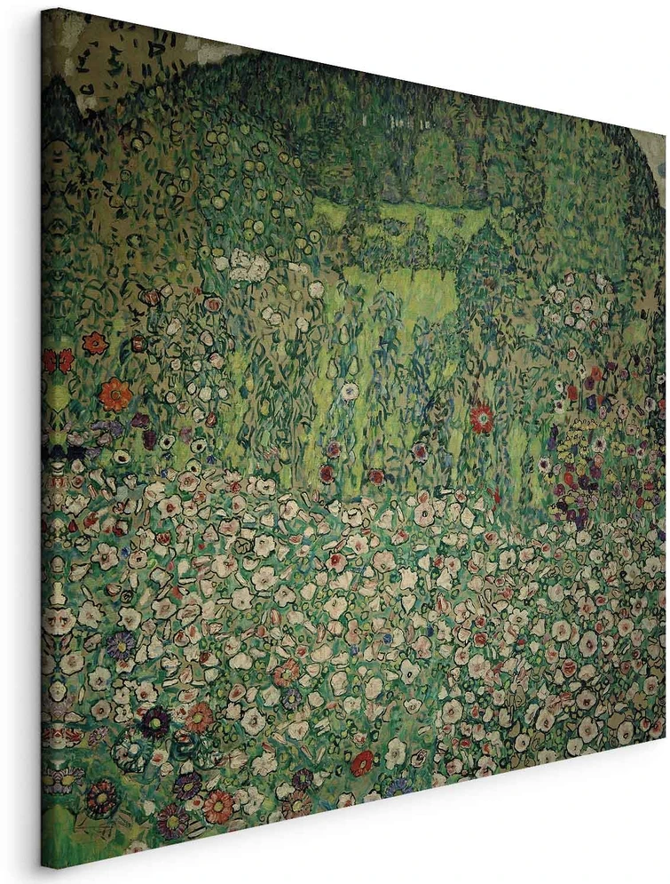 Paveikslas Gustav Klimt - Sodo peizažas su kalvos viršūne