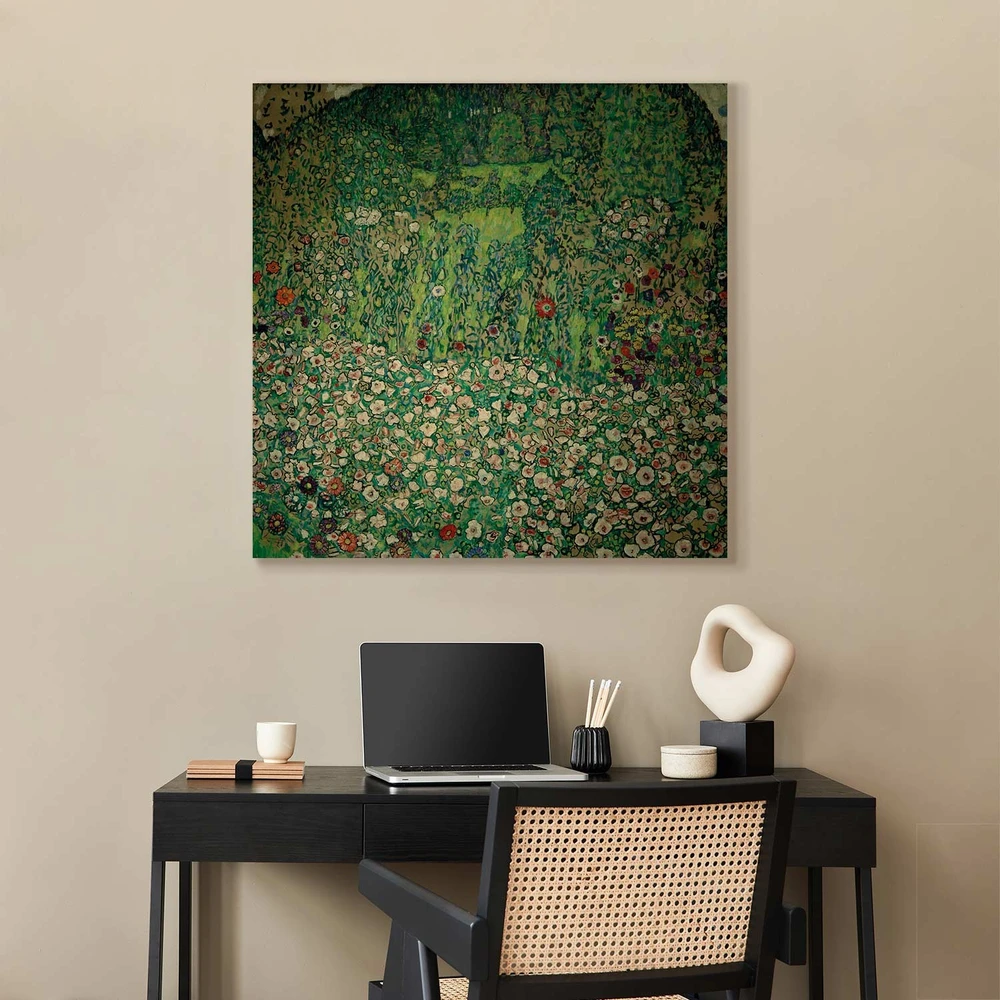 Paveikslas Gustav Klimt - Sodo peizažas su kalvos viršūne