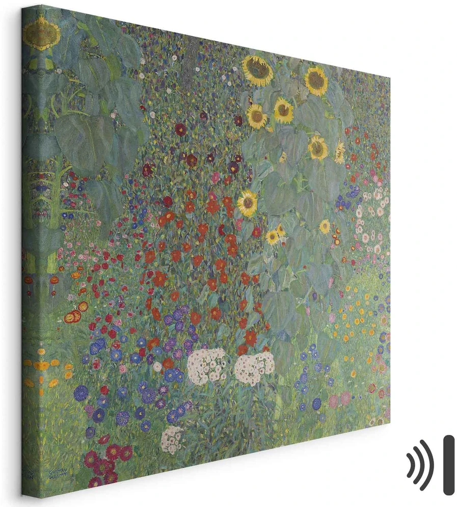 Paveikslas Gustav Klimt - Ūkio sodas su saulėgrąžomis