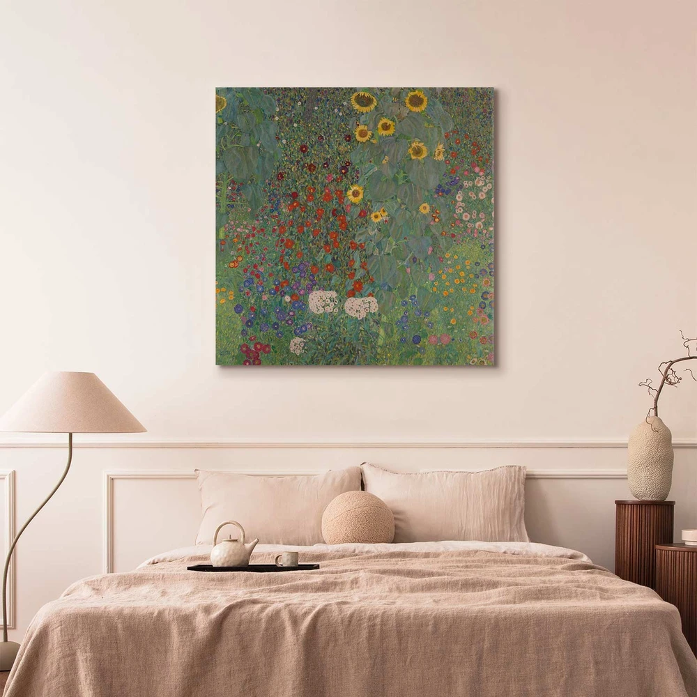 Paveikslas Gustav Klimt - Ūkio sodas su saulėgrąžomis