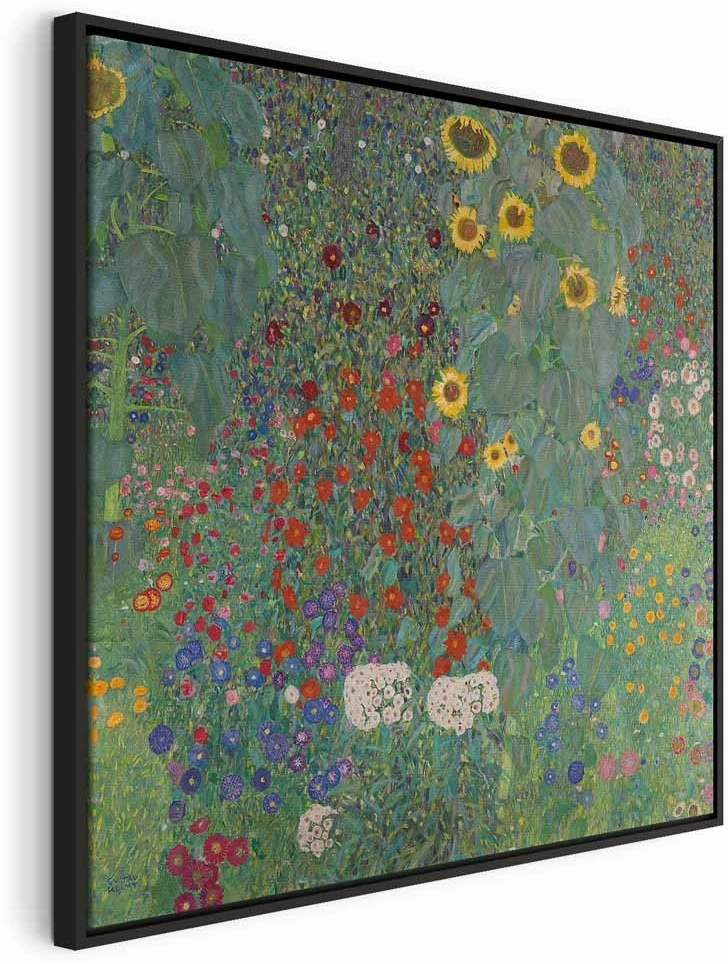 Paveikslas Gustav Klimt - Ūkio sodas su saulėgrąžomis