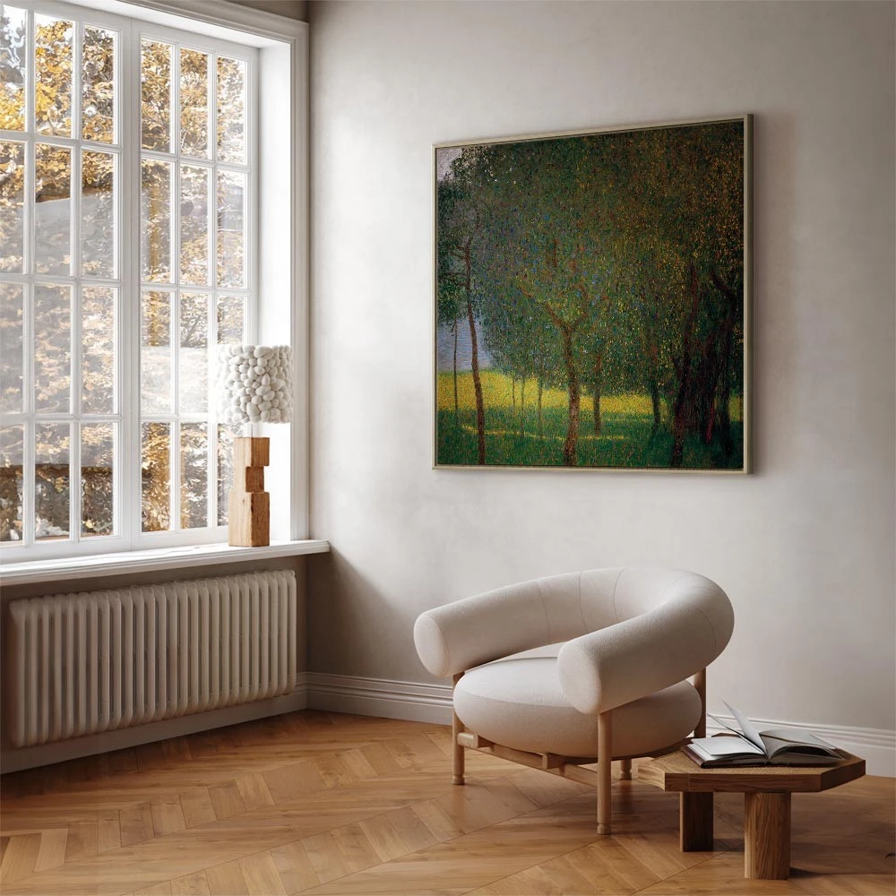 Paveikslas Gustav Klimt - Vaismedžiai prie Aterzė