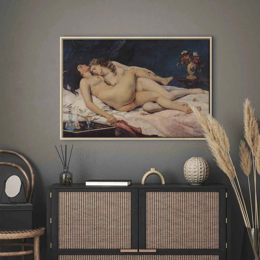 Paveikslas Gustave Courbet - Miegančioji