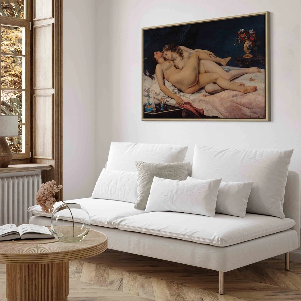 Paveikslas Gustave Courbet - Miegančioji