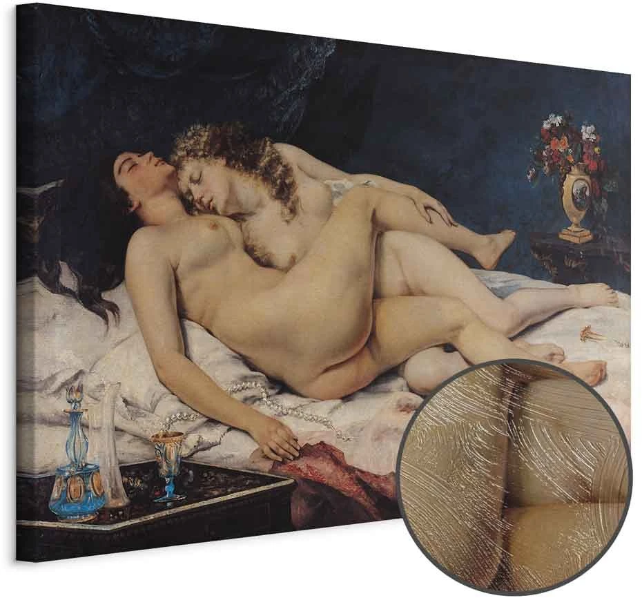 Paveikslas Gustave Courbet - Miegančioji