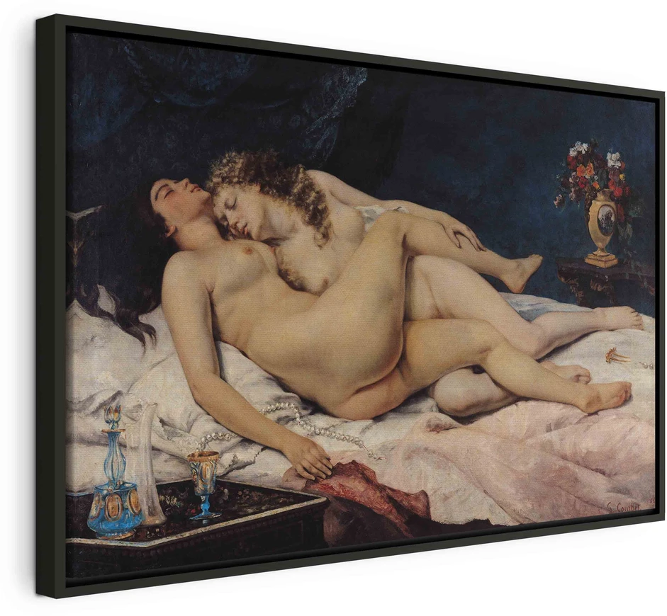 Paveikslas Gustave Courbet - Miegančioji