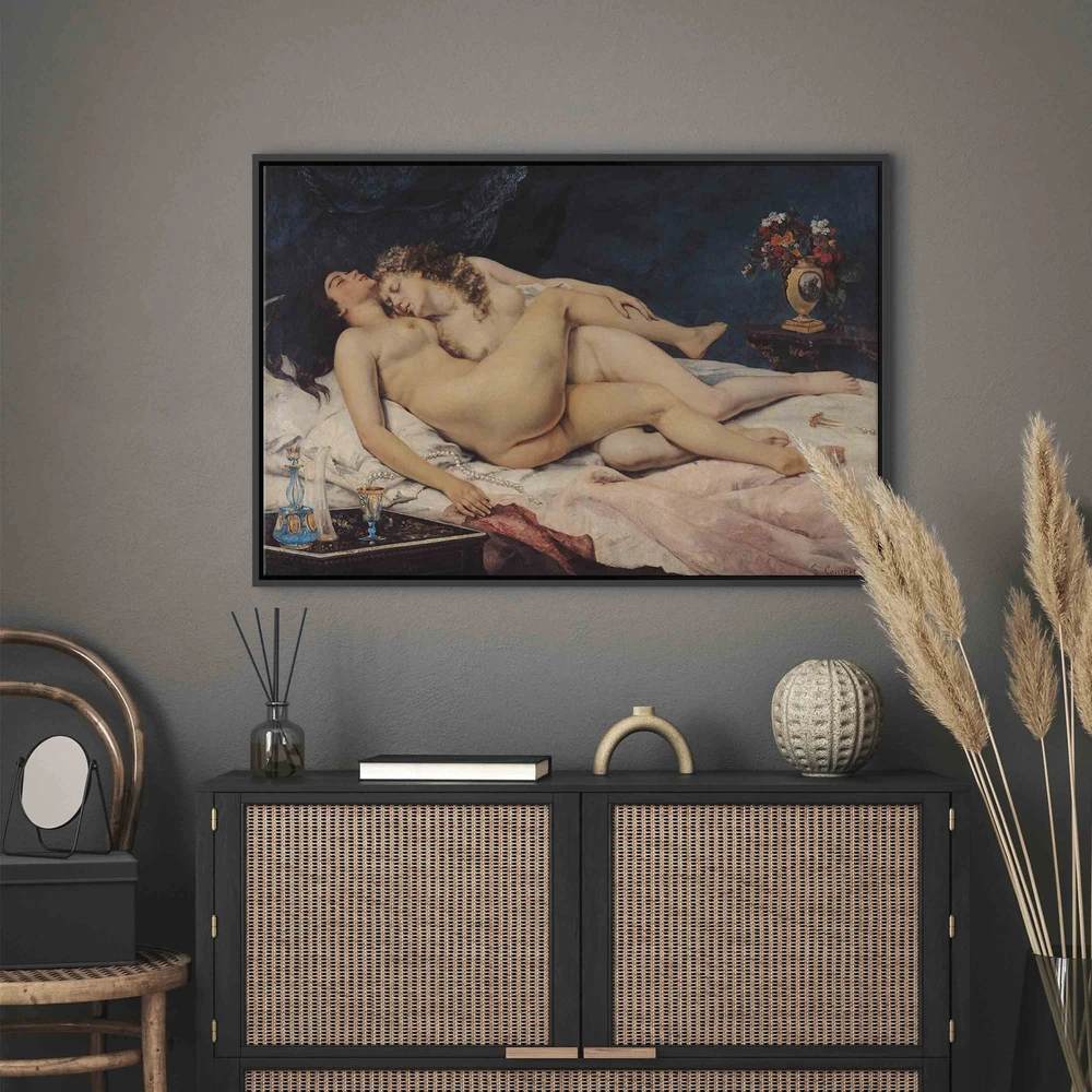 Paveikslas Gustave Courbet - Miegančioji