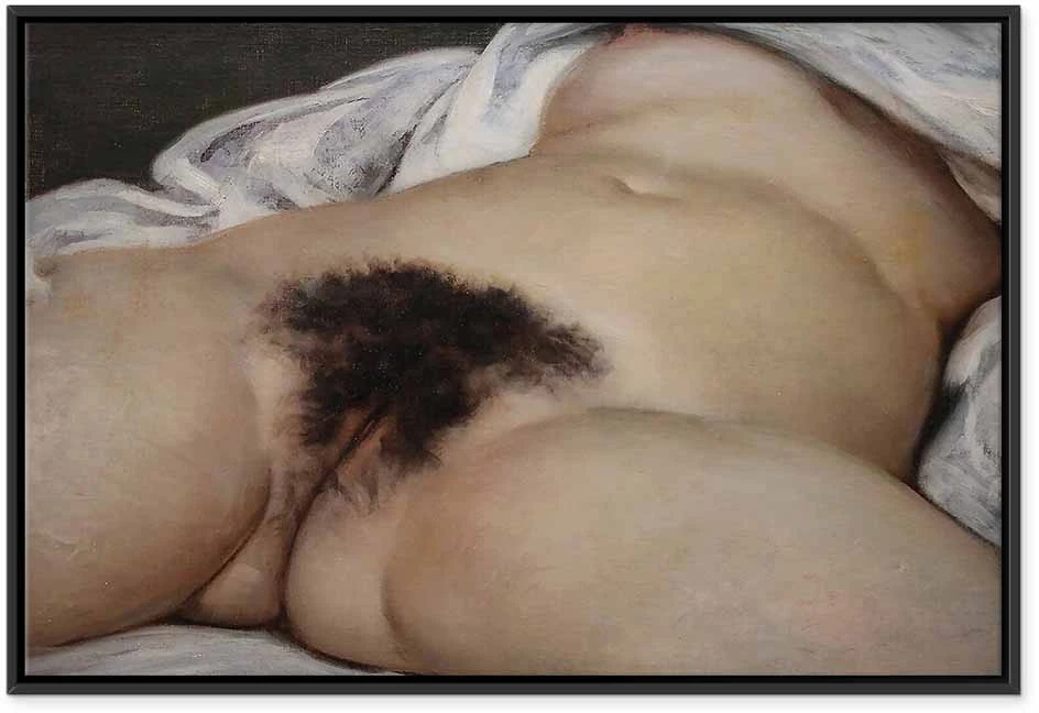 Paveikslas Gustave Courbet - Pasaulio kilmė