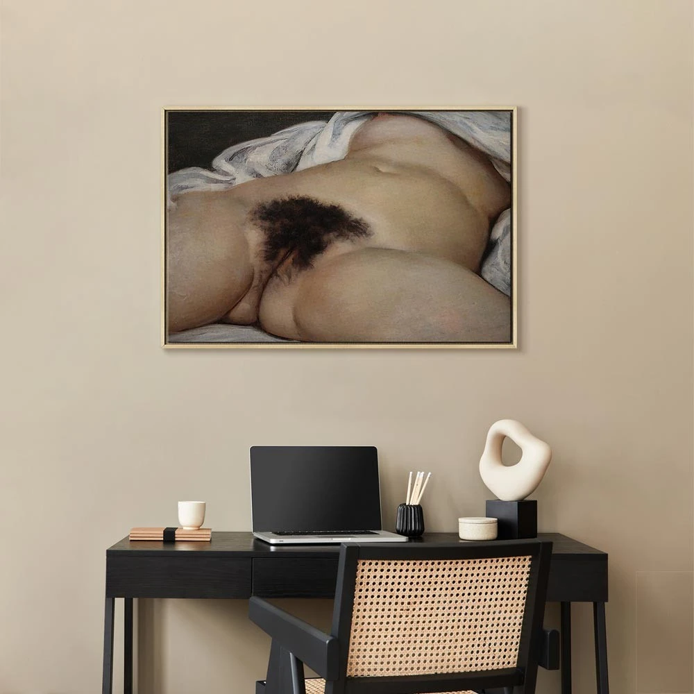 Paveikslas Gustave Courbet - Pasaulio kilmė