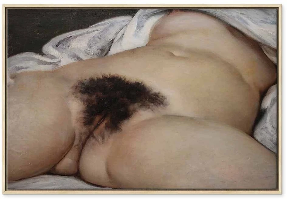 Paveikslas Gustave Courbet - Pasaulio kilmė