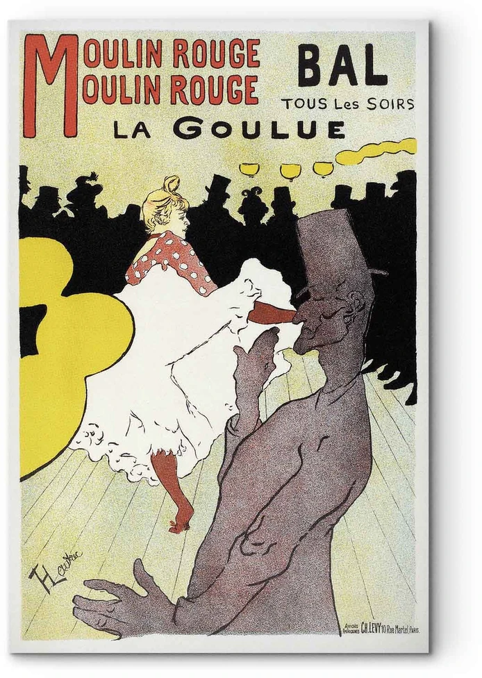 Paveikslas Henri de Toulouse-Lautrec - Moulin Rouge: La Goulue