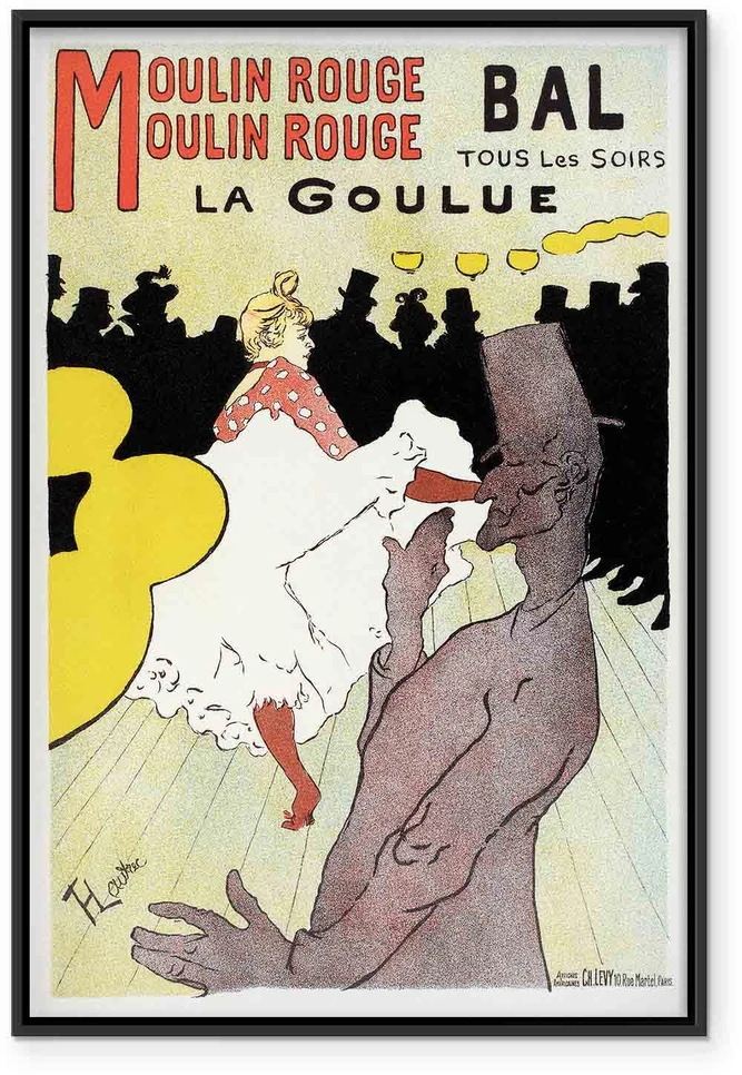 Paveikslas Henri de Toulouse-Lautrec - Moulin Rouge: La Goulue