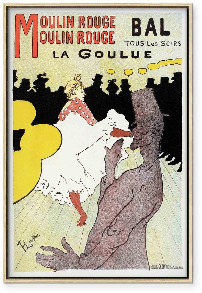 Paveikslas Henri de Toulouse-Lautrec - Moulin Rouge: La Goulue