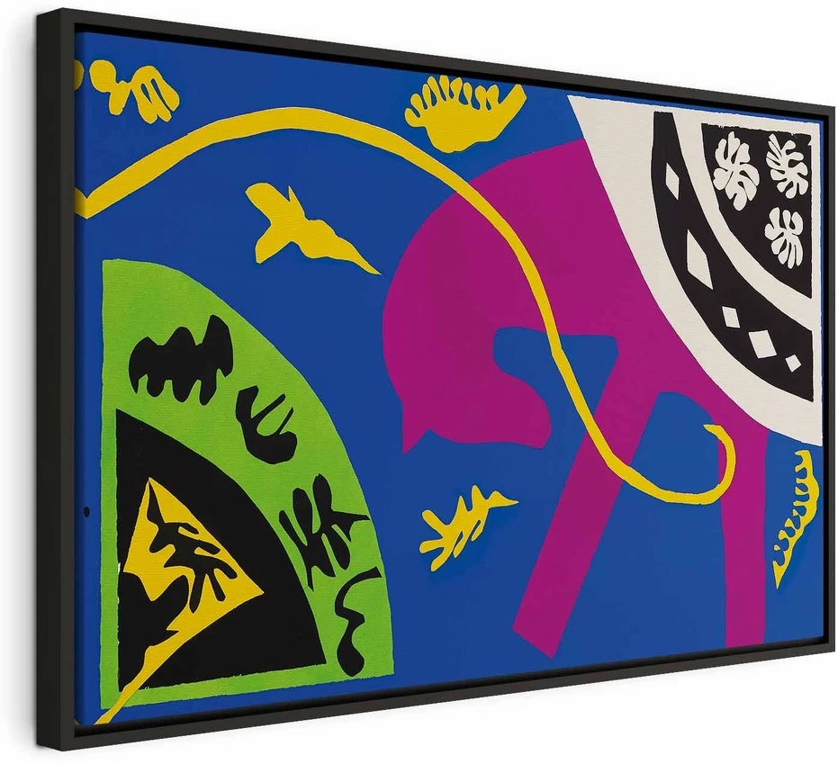 Paveikslas Henri Matisse - Arklys, raitelis ir klounas (iš Jazz)