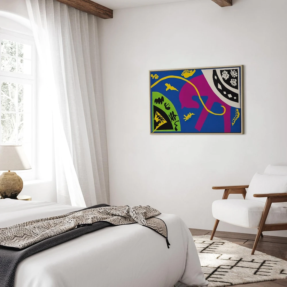 Paveikslas Henri Matisse - Arklys, raitelis ir klounas (iš Jazz)