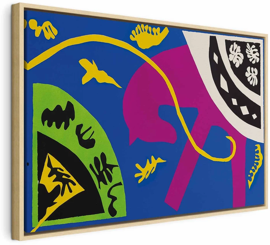 Paveikslas Henri Matisse - Arklys, raitelis ir klounas (iš Jazz)