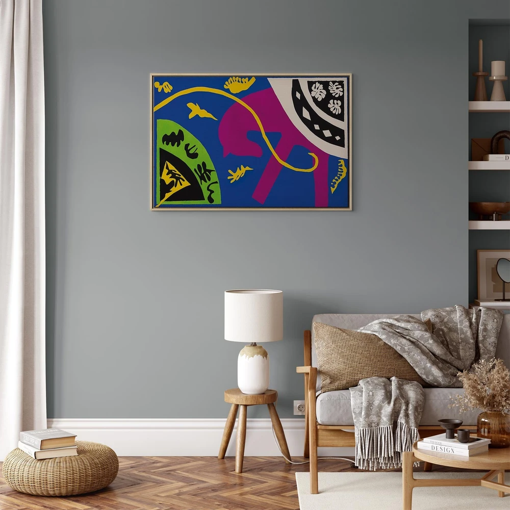 Paveikslas Henri Matisse - Arklys, raitelis ir klounas (iš Jazz)