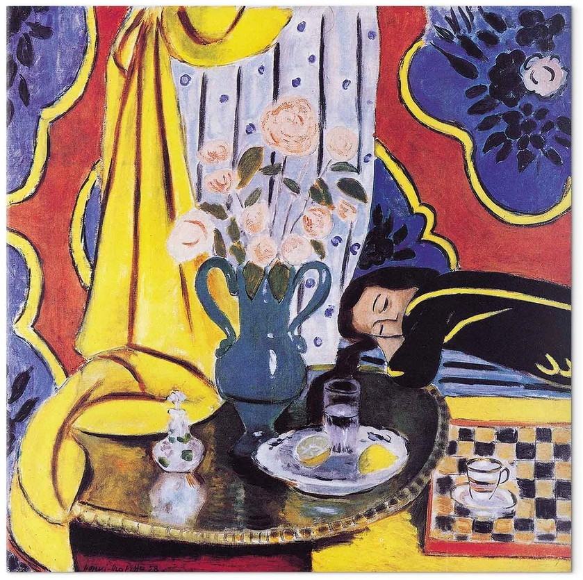 Paveikslas Henri Matisse - Harmonija geltonoje