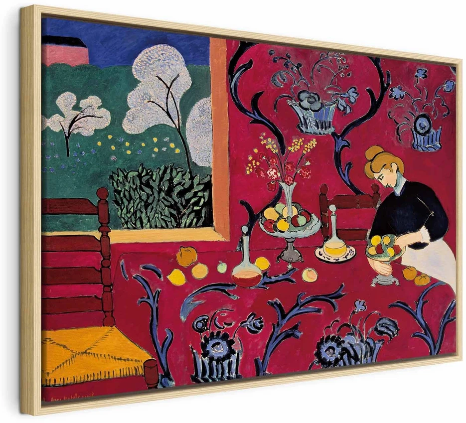Paveikslas Henri Matisse - Harmonija raudonoje (Raudonasis kambarys)